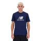 New Balance Ανδρική κοντομάνικη μπλούζα Stacked Logo T-Shirt
